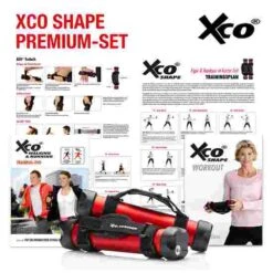 XCO Aluminium Premium Set Incl. 2 Training Programmes On DVD -The Fitness Equipment Store 204 5506