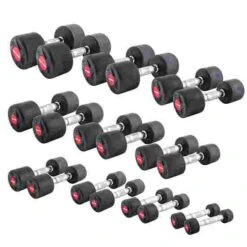 Sport-Thieme Compact Rubber Dumbbell Set -The Fitness Equipment Store 220 0691