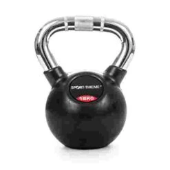 Sport-Thieme Rubberised Kettlebell With Chrome Handle -The Fitness Equipment Store 220 1320