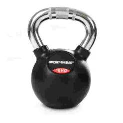 Sport-Thieme Rubberised Kettlebell With Chrome Handle -The Fitness Equipment Store 220 1333