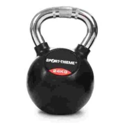 Sport-Thieme Rubberised Kettlebell With Chrome Handle -The Fitness Equipment Store 220 1359