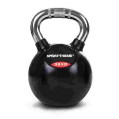 Sport-Thieme Rubberised Kettlebell With Chrome Handle -The Fitness Equipment Store 220 1375