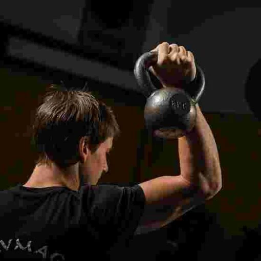 Sport-Thieme Grey-Painted, Hammer-Finish Kettlebell - Image 11