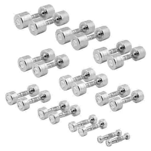 Sport-Thieme Chrome Dumbbell Set - Image 2