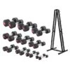 Sport-Thieme Compact Rubber Dumbbell Set -The Fitness Equipment Store 270 9000